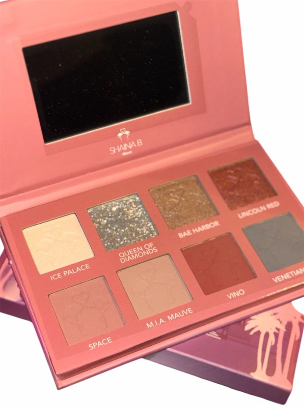 Shaina B. Miami Nights Pressed Pigment Palette - Coral Pink